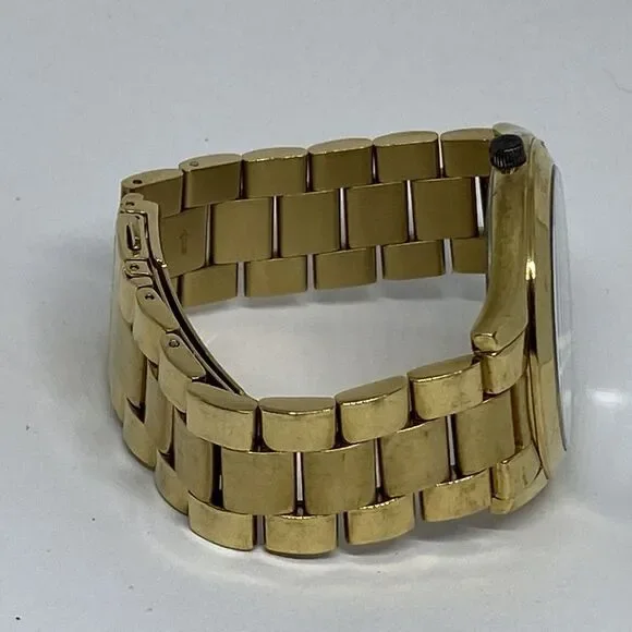 Michael Kors MK3179 Women's Stainless Steel Analog Gold Dial Quartz Watch LJ318 - Picture 12 of 12